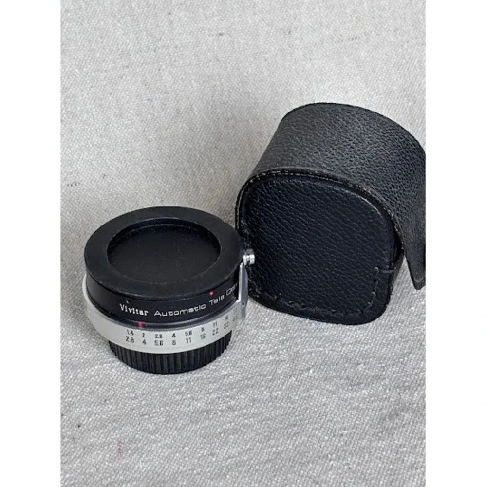 Vivitar Automatic Tele Converter 2X-5 Lens Made in Japan w/ Case ***UNTESTED ***